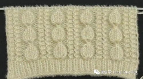 針織作品 毛衣項目的50個針織針跡花型設計